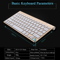 Mini Wireless Keyboard And Mouse Set Waterproof For Mac Apple PC 2