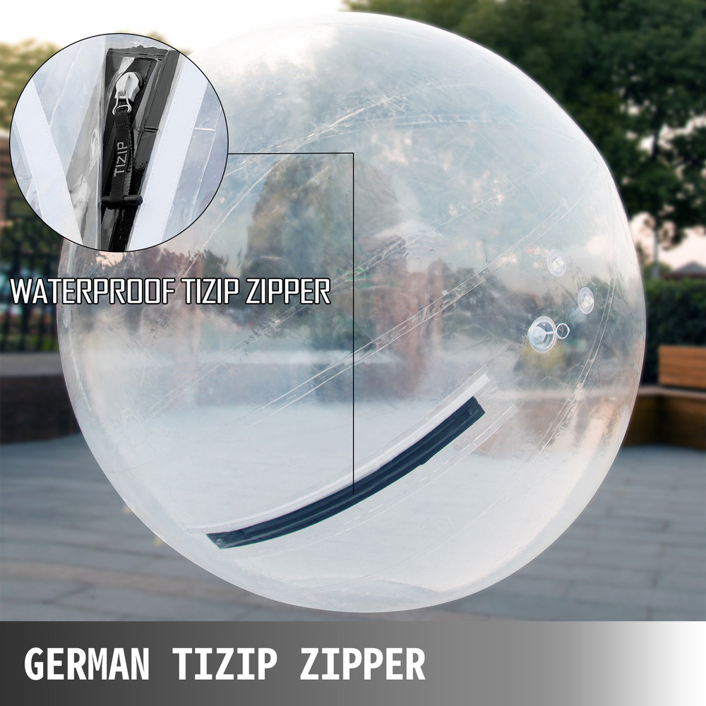 Premium Water Walking Ball with Air Blower Pump Inflatable Zorb Ball Waterproof for Amusement Park, Swimming Pool