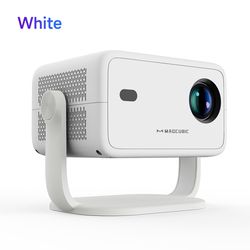 4k native projector, 1080p auto focus & keystone correction, android11, bt5.2, wifi6, 360° portable home cinema