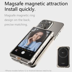 fotorgear magnetic vlog selfie monitor screen for iphone & android