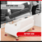 Heavy Duty Furniture Lifter with 4 Movable Wheels - High-Quality ABS Plastic & Steel, Red, Eliminates Back Pain
