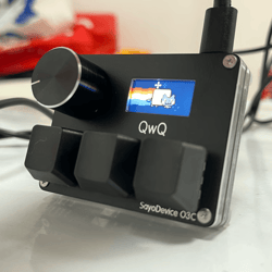 sayodevice osu o3c keyboard | magnetic pink hall switches for fast precision & control