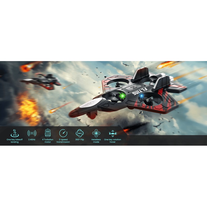 Durable foam jet plane for outdoors