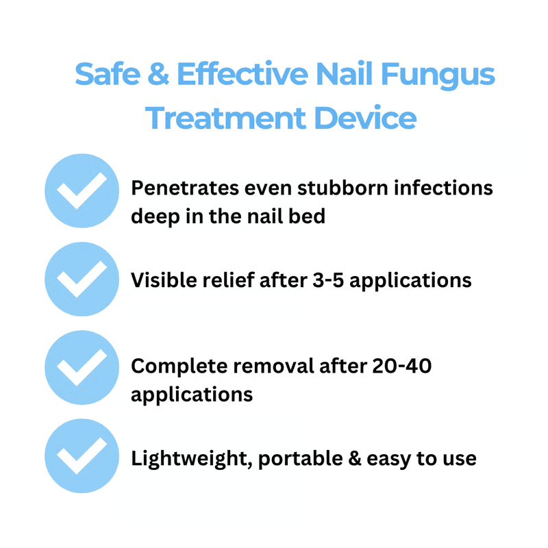Infrared laser for nail fungus relief