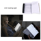 Creative LED Book Light, Flat Panel Night Vision Light for Eye Protection and Comfort