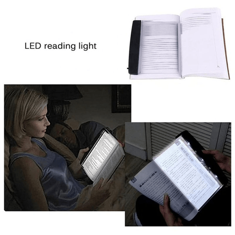 Creative LED Book Light, Flat Panel Night Vision Light for Eye Protection and Comfort