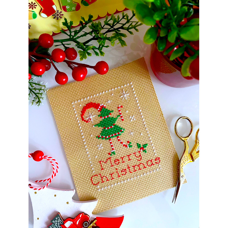 MERRY CHRISTMAS CANDY TREE Cross Stitch Pattern PDF By CrossStitchingForFun Instant Download 2