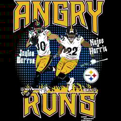 angry runs steelers jaylen warren and najee harris png