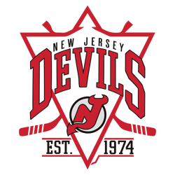 new jersey devils est 1974 hockey team svg