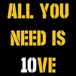all you need is love 10 packers svg