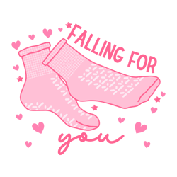 falling for you funny icu valentine svg