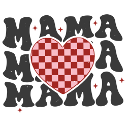 mama valentines day heart svg