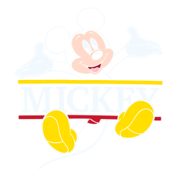cute mickey mouse disney character svg