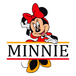 cute minnie mouse disney character svg
