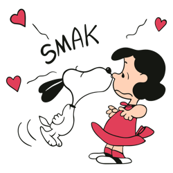 smak snoopy lucy valentine svg