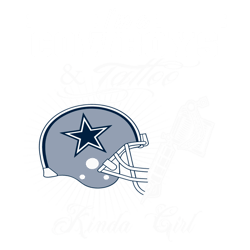 im a cowboys and tattoo kinda girl svg