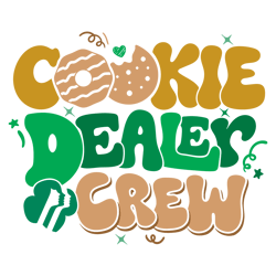 funny cookie dealer girl scout svg