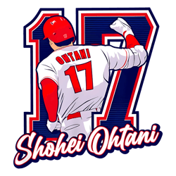 shohei otani 17 baseball player png