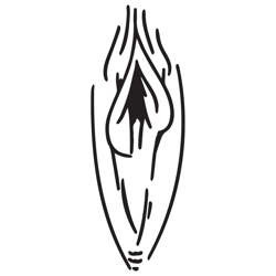 vagina svg erotic wall art decor clip art vector cut file for cricut silhouette sticker decal vinyl stencil