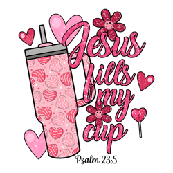 glitter jesus fills my cup obsessive cup disorder png