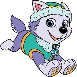everest paw patrol svg paw patrol clipart cartoon paw svg dog patrol svg digital download