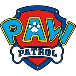 paw patrol svg paw patrol clipart cartoon paw svg dog patrol svg digital download