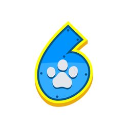 paw patrol alphabet 6 paw patrol svg paw patrol clipart cartoon paw svg dog patrol svg digital download