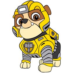 rubble mighty pups paw patrol svg paw patrol clipart cartoon paw svg dog patrol svg digital download