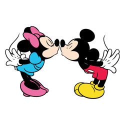 mickey and minnie kissing svg disney valentine svg