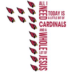 all i need today is a little bit of cardinals svg