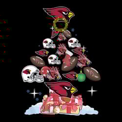 cardinals christmas tree christmas sweater svg