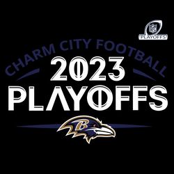 Baltimore Ravens 2023 Nfl Playoffs SVG