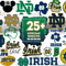 25 Files Notre Dame Bundle Svg, Sport Lovers Svg, Notre Dame Logo Svg.png