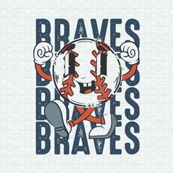 funny braves baseball mlb team svg