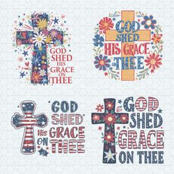 god shed his grace on thee png svg bundle
