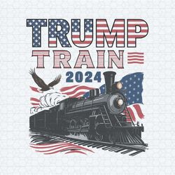trump train 2024 patriotic president svg