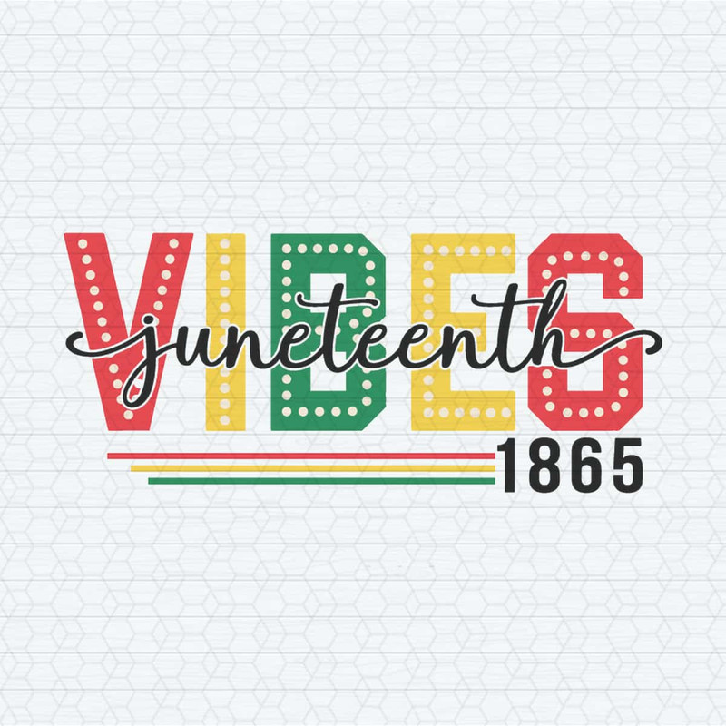 Happy Juneteenth Vibes 1865 SVG.jpg