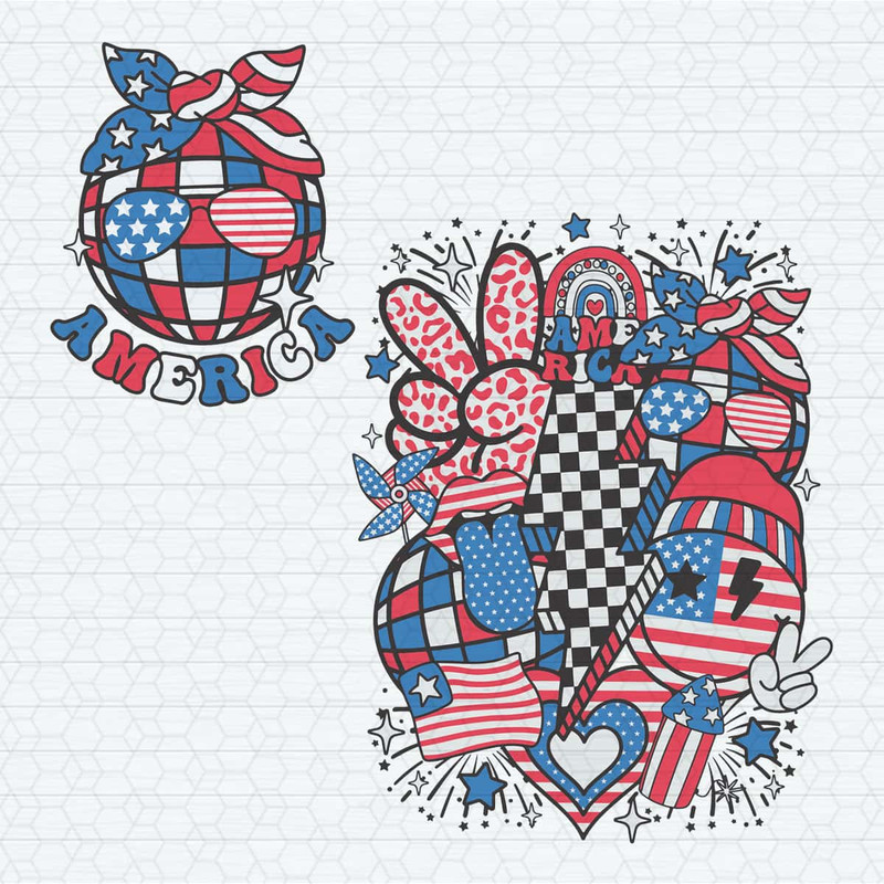 Retro 4th Of July America Lightning Bolt SVG.jpg