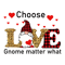 Choose Love Gnome Matter What Svg Leopard  Heart Svg Buffalo Plaid Gnome Love  Gift.png