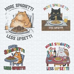 more spaghetti less upsetti svg png bundle