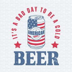 retro it's a bad day to be a cold beer svg