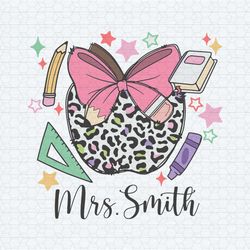 custom teacher learning tools back to school svg