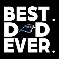 happy father's day - best panthers dad ever svg cricut digital download