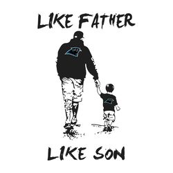 like father panthers like son svg cricut digital download panthers dad svg