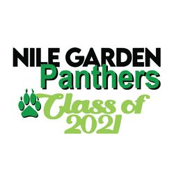 nile garden panthers svg class of 2021 svg back to school school svg