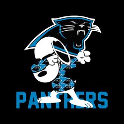 the peanuts snoopy dabbing panthers svg cricut digital download