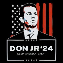 funny don jr 24 keep america great svg donald john trump svg trending svg