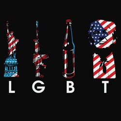 lgbt liberty guns beer trump trending svg support trump svg
