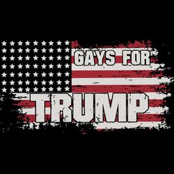 lgbt pride gays for trump 2020 svg donald trump president happy 4th of july svg