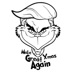 make xmas great again - christmas trump svg grinch trump gift svg